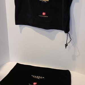 Set of 2-SCANPAN Denmark Pot Pan Soft Cloth Bag Dust Cover Protector Drawstring